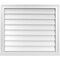 Ekena Millwork Vertical Surface Mount PVC Gable Vent w/ 2"W x 2"H , Brickmould Sill Frame, 30"W x 26"H GVPVE30X2603SN - alternate 1